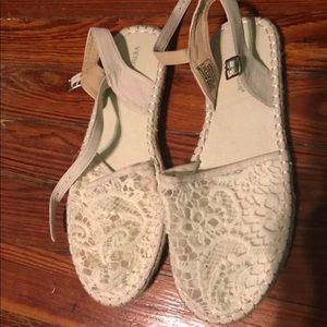 Creme ASOS sandals size 9